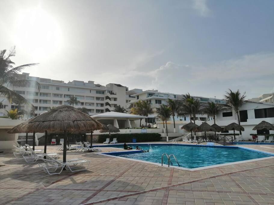 Placentero Depa En Mar Caribe! Cancún Exteriör bild