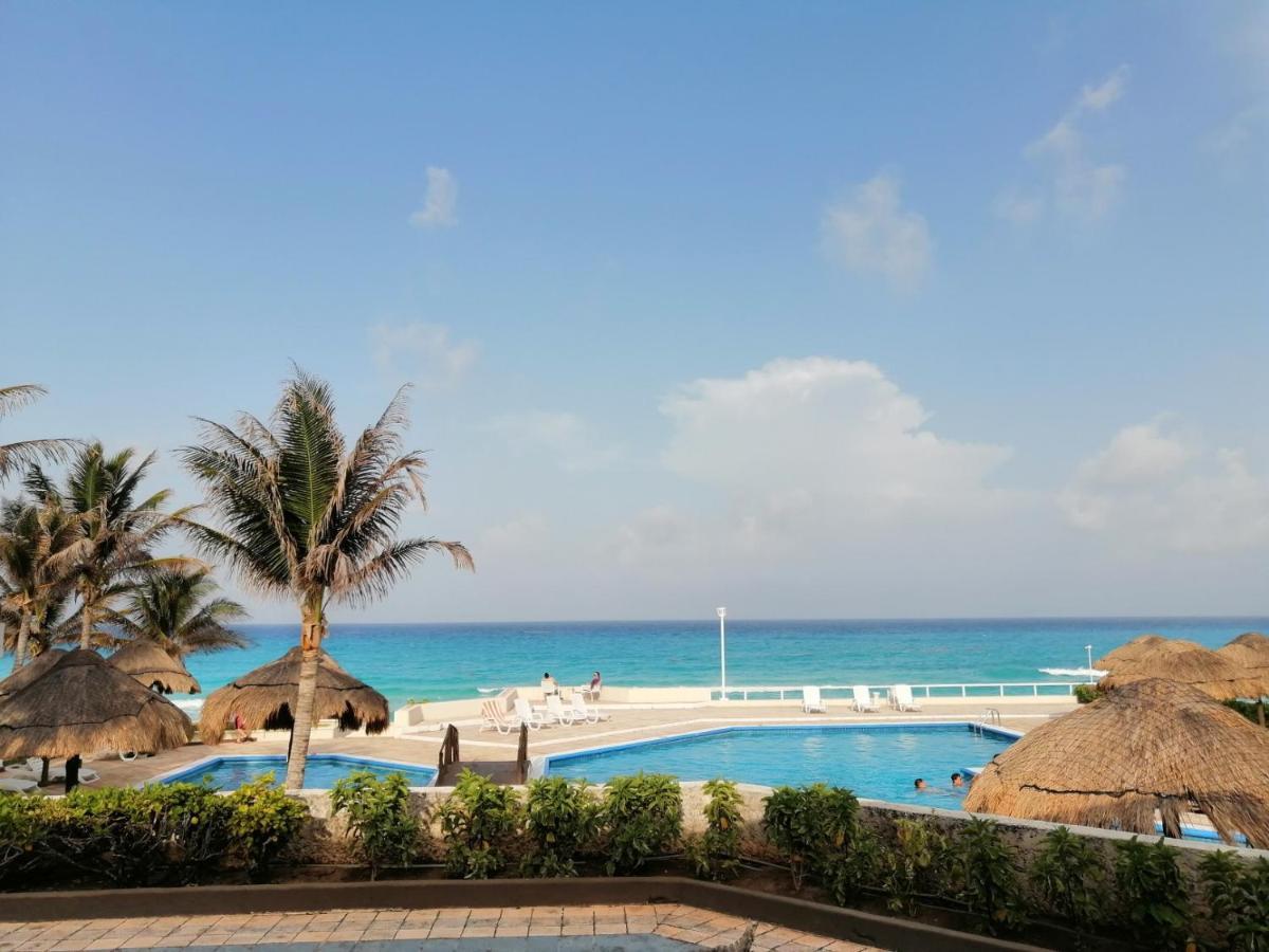 Placentero Depa En Mar Caribe! Cancún Exteriör bild