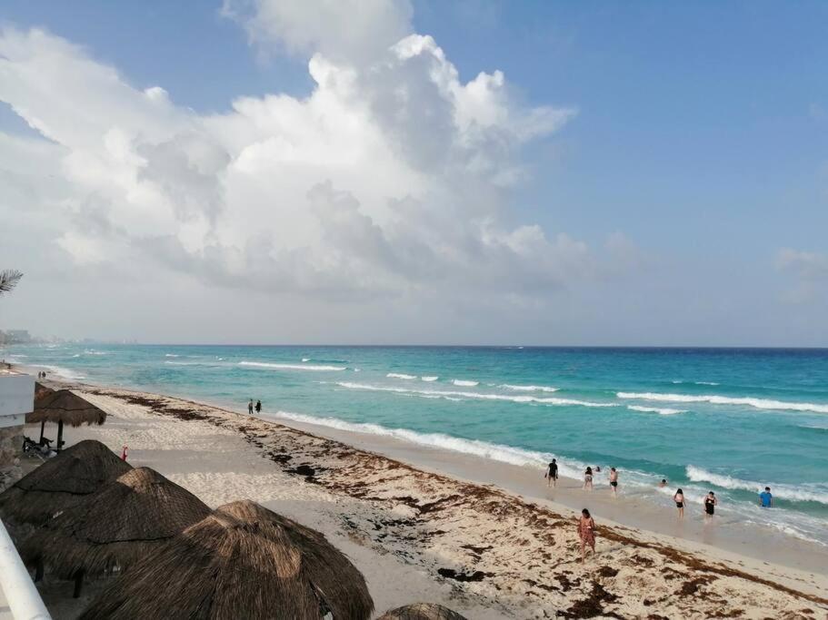 Placentero Depa En Mar Caribe! Cancún Exteriör bild