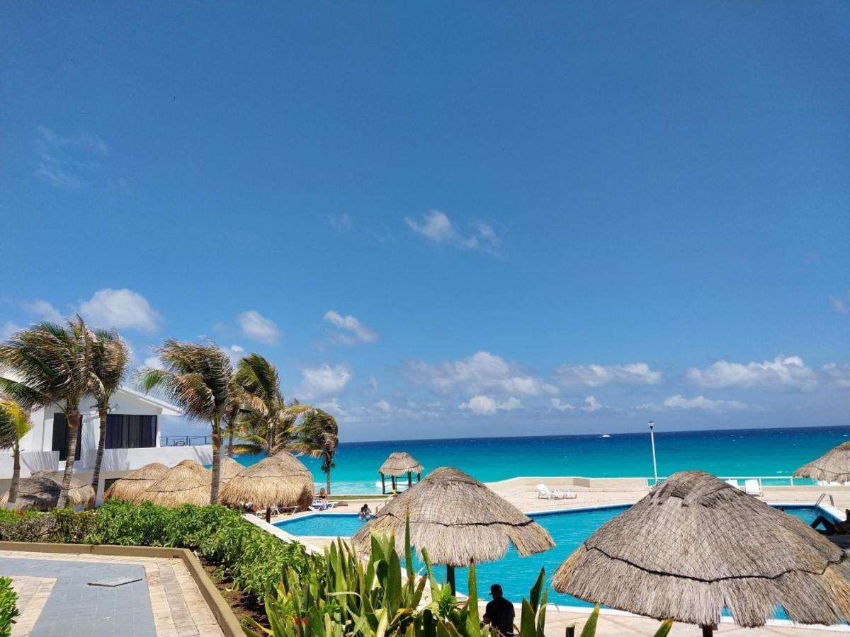 Placentero Depa En Mar Caribe! Cancún Exteriör bild