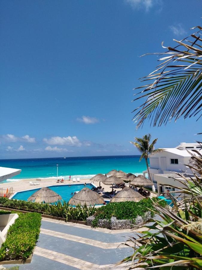 Placentero Depa En Mar Caribe! Cancún Exteriör bild