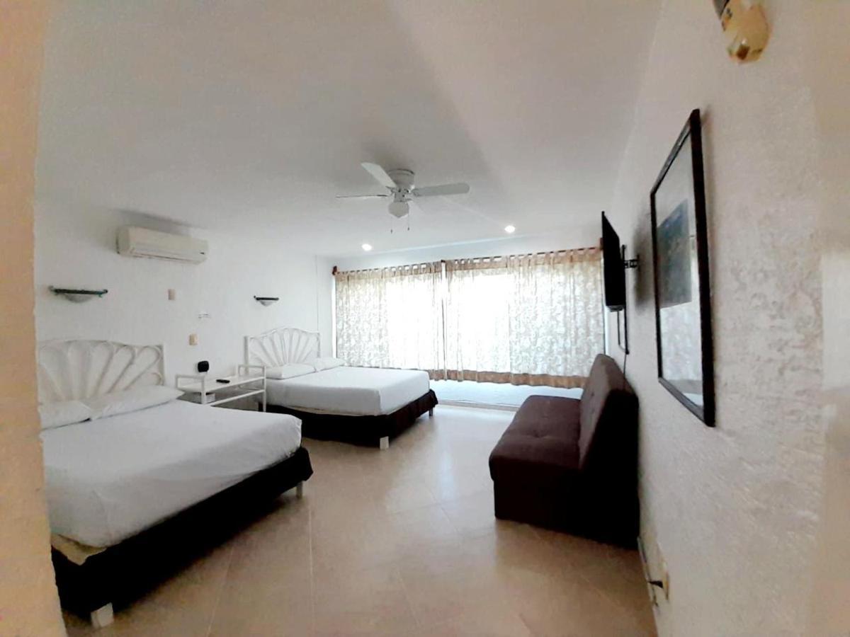 Placentero Depa En Mar Caribe! Cancún Exteriör bild