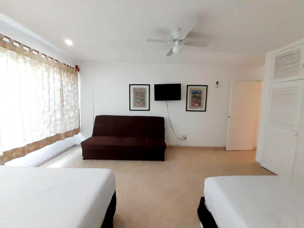 Placentero Depa En Mar Caribe! Cancún Exteriör bild